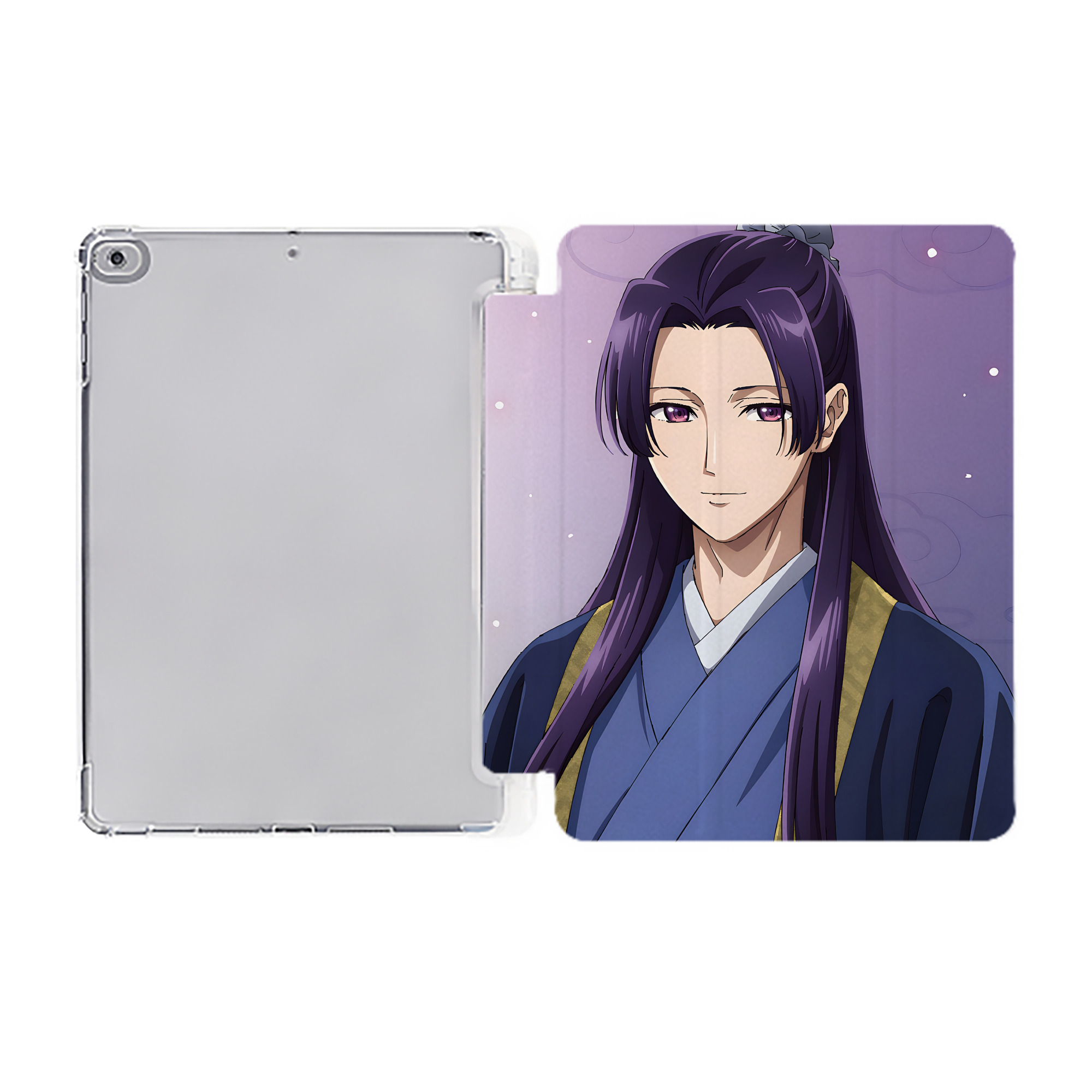 （画像用） 薬屋のひとりごと The Apothecary Diaries IPad ケース ペン収納付き 三つ折りスタンド PUレザー×シリコン 対応機種9.5/10.5/10.9インチ